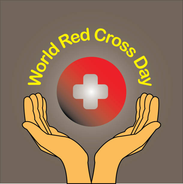 bildbanksillustrationer, clip art samt tecknat material och ikoner med world red cross day - rött kors