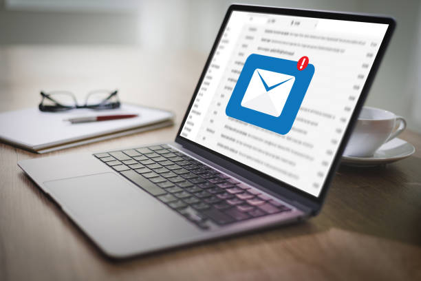 Mail Communication Connection message to mailing contacts phone Global Letters Concept