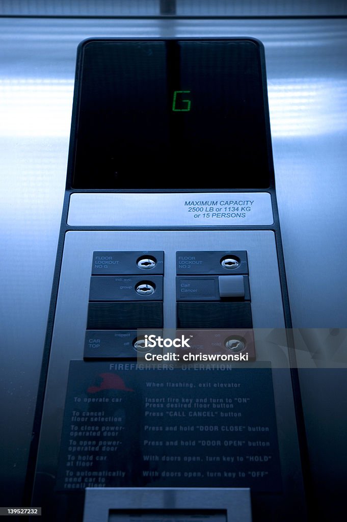 Control Panel In Elevator Elevator Control Panel Stock Photo - Download Image Now - At The Edge ...