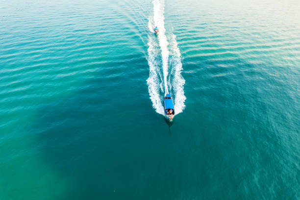 istock Sea views and rocky islands with a long-tail boat. 1395273124