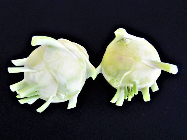 Two kohlrabi sisters.  Spacewalk.
