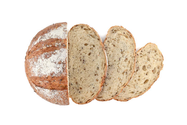 istock Sliced bread loaf isolated on a white background 1395275534