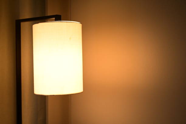 istock lamp in the room, interior design 1395275598