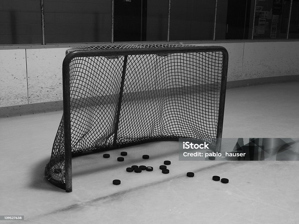 Arbeiten Sie Ansätze hinten. - Lizenzfrei Eishockey Stock-Foto