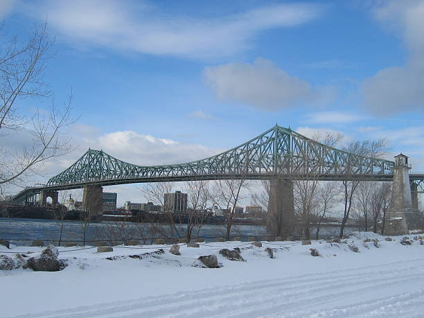 Victoria bridge stock photo