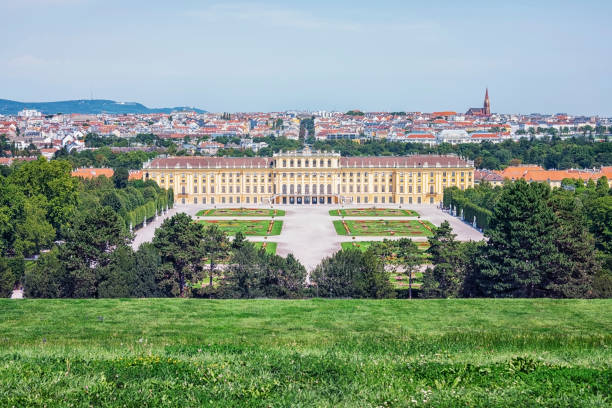 August 2021 - Vienna, Austri - Schonbrunn Palace in Vienna city