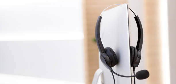 istock Communication support, call center and customer service help desk.for (call center) concept 1395291808