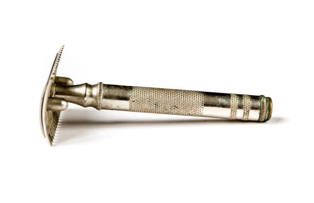 istock Old vintage shaver isolated on a white background 1395296203
