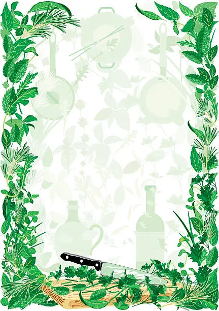 Vector illustration of HERBS