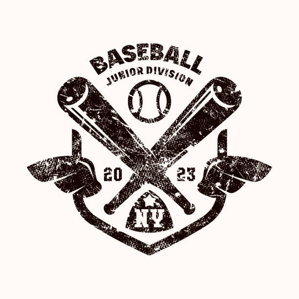 istock Emblem of baseball college team from New York 1395307129