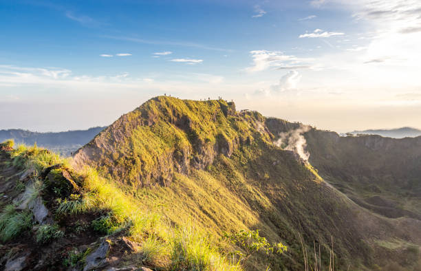 Mont Batur volcano at Bali