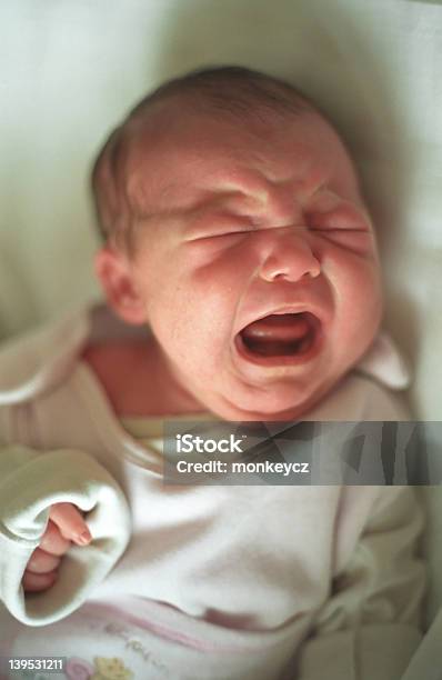 Newborn Child Crying Stock Photo - Download Image Now - American Culture, Animal Mouth, Animal Tongue