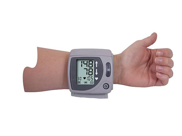istock Measuring blood pressure on wrist 139531472