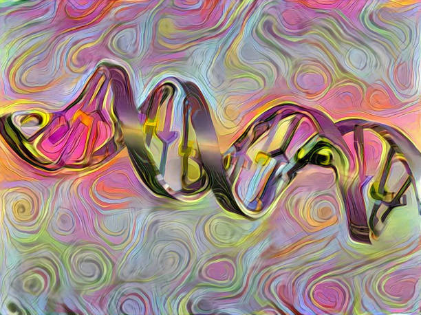istock DNA strand painting 1395315969