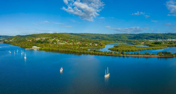 istock Early morning panoramic views at Gosford Waterfront 1395318234