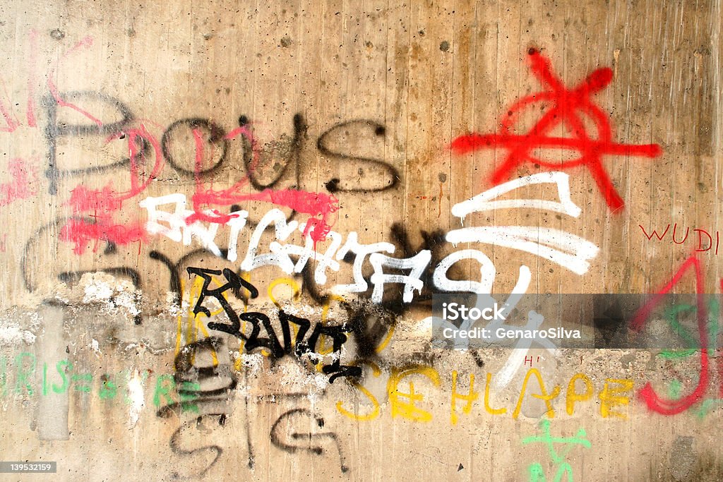 Parede de Graffiti 1 - Foto de stock de Adolescente royalty-free