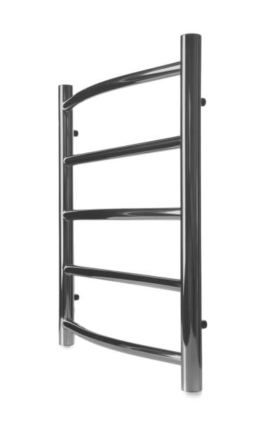 istock Modern heated towel rail isolated on white 1395322396