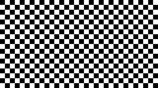 Black and white Checkered background seamless pattern. Vector illustration