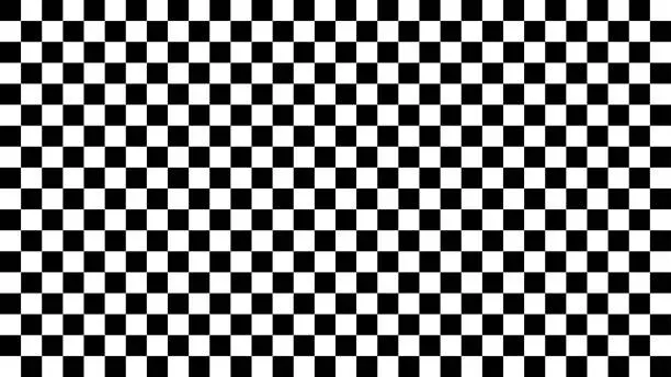 Vector illustration of Black and white Checkered background seamless pattern