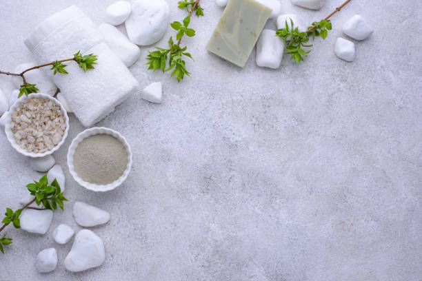 istock Spa concept. Natural beauty cosmetics 1395324058