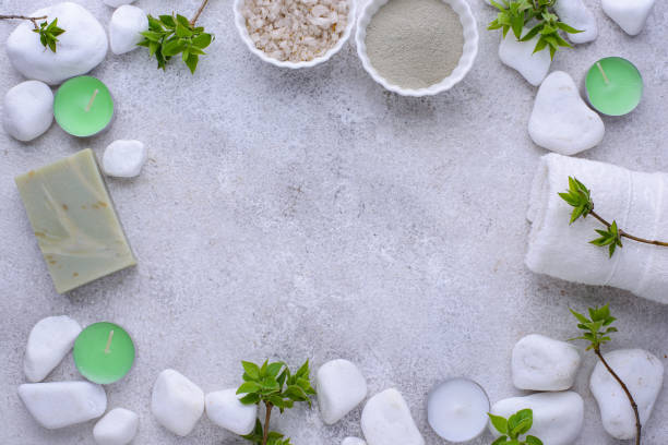 istock Spa concept. Natural beauty cosmetics 1395324066