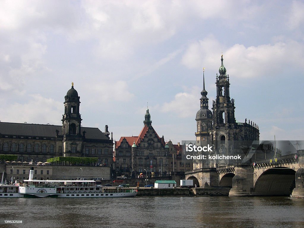 Panorama de Dresden, Alemanha - Royalty-free Alemanha Foto de stock