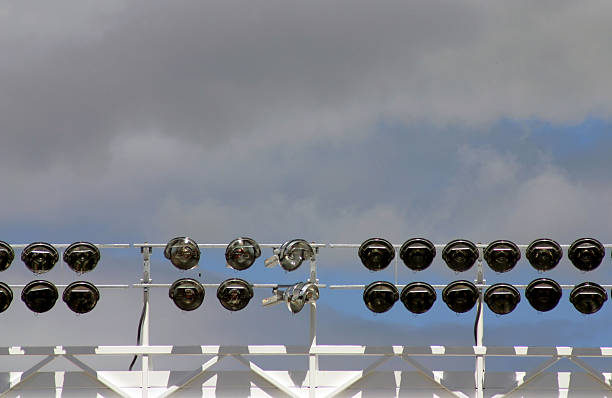 Football Lights stock photo