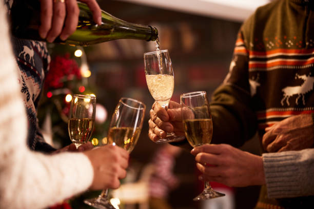 istock Pouring champagne on New Year's party! 1395327857