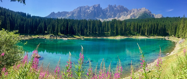 Dolomiti, Italy- July 11, 2015: The Italian Alps has stunning view such as Dolomiti National Park. Any photo shot casually could be a cover image of magazines. Here is the beautiful scenery of Dolomiti.