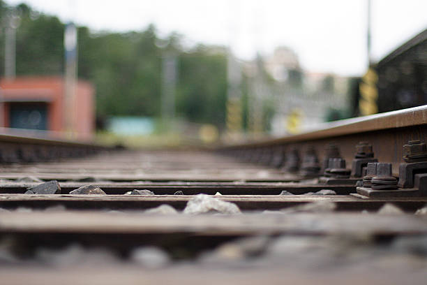 istock Macro of a railroad 139532902