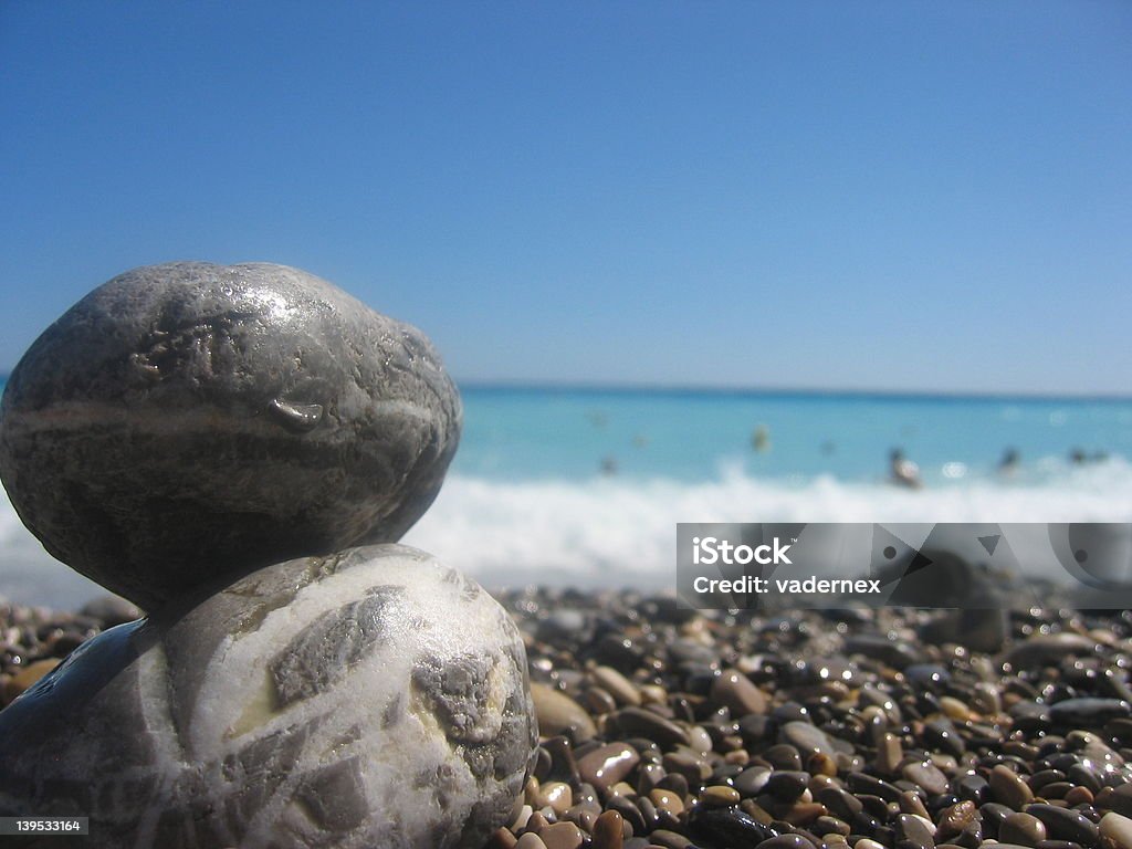 Pebble Beach en Niza, Francia - Foto de stock de Abstracto libre de derechos