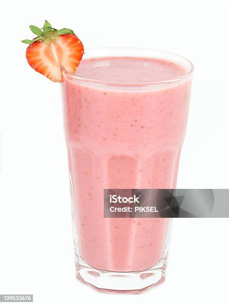 Strawberry Milkshake Stock Photo - Download Image Now - Berry Fruit, Dessert - Sweet Food, Drink