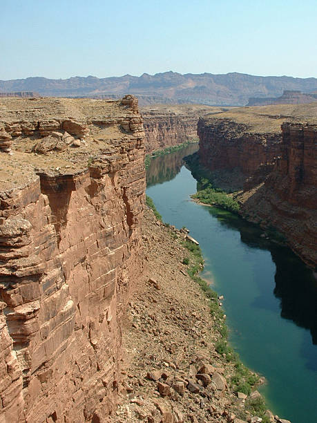 Colorado River in the Grand Canyon stock photo