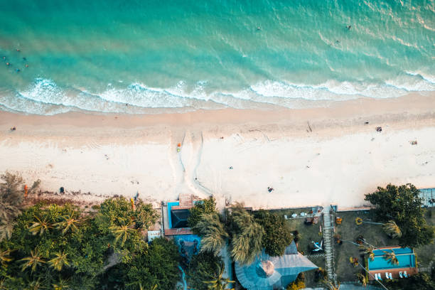 istock beach and sea view in the evening 1395342514