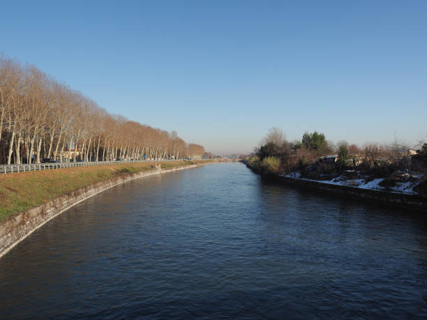 istock Canale Cavour canal in Chivasso 1395342728