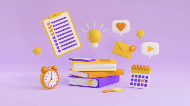 istock 3d education concept poster for university and school. 1395345361