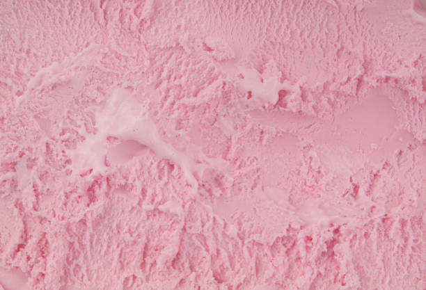 istock Strawberry ice cream background 1395346188