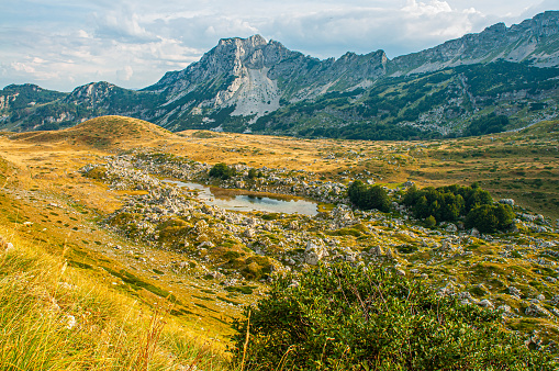 The Durmitor National Park is located at wide mountain region in the northwestern part of Montenegro, surrounded by rivers Piva and Tara