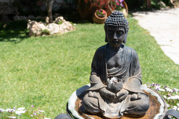 istock STATUE OF BUDDHA IN A GARDEN 1395346523