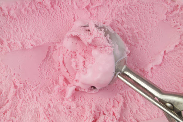 istock Chocolate ice cream with scoop 1395346611