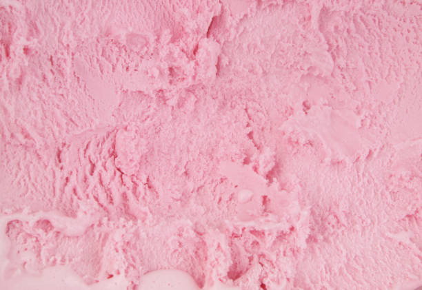 istock Strawberry ice cream background 1395347296