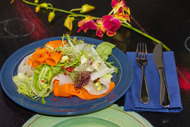 istock raw fresh stir fry vegetables cabbage, carrot, Lettuce for cooking 1395351554