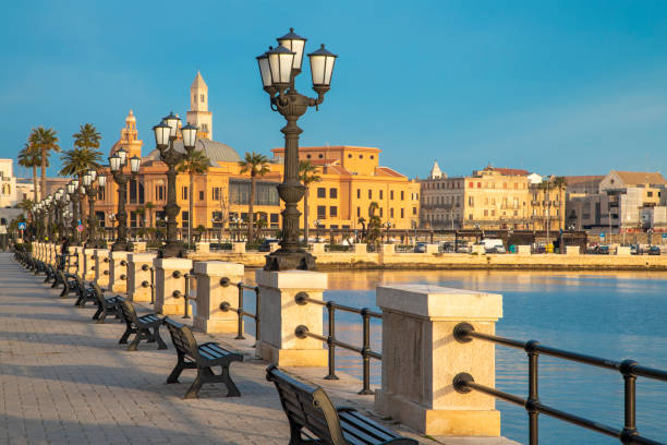 istock Bari - The promenade in the morning light. 1395358601
