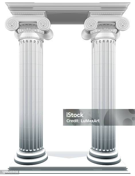 Columnas Iónica Bastidor Foto de stock y más banco de imágenes de Arquitectura - Arquitectura, Columna arquitectónica, Conceptos