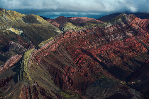 The spectacular geological landforms of the Serranía de Hornocal