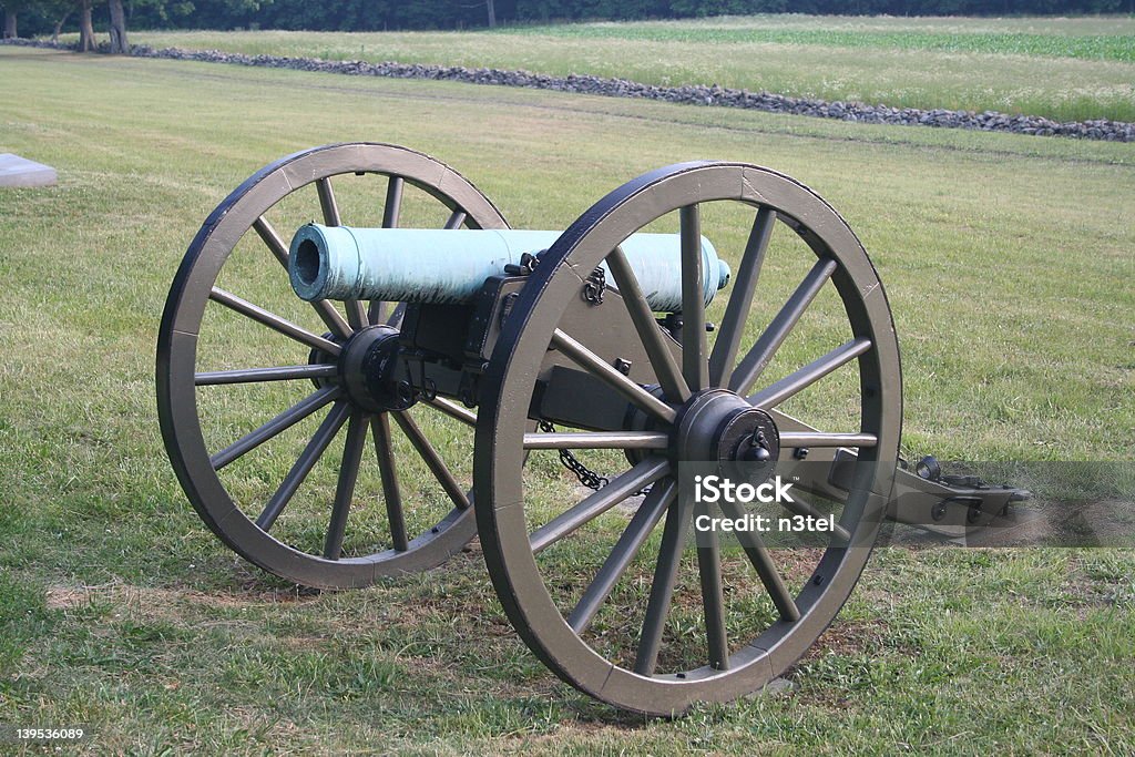 Civil War Cannon - 로열티 프리 대포 스톡 사진