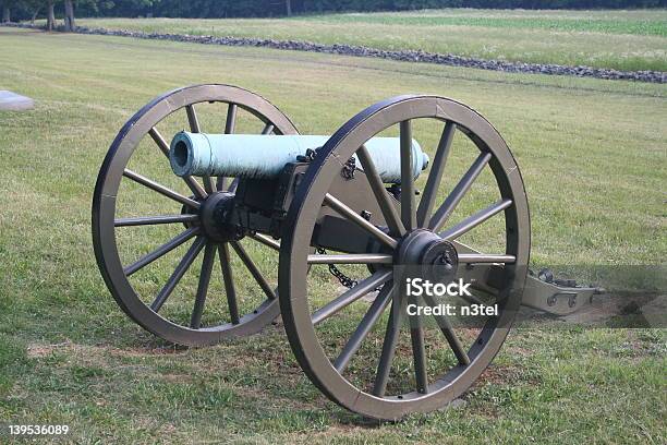 Civil War Cannon Stock Photo - Download Image Now - American Culture, Army, Battlefield