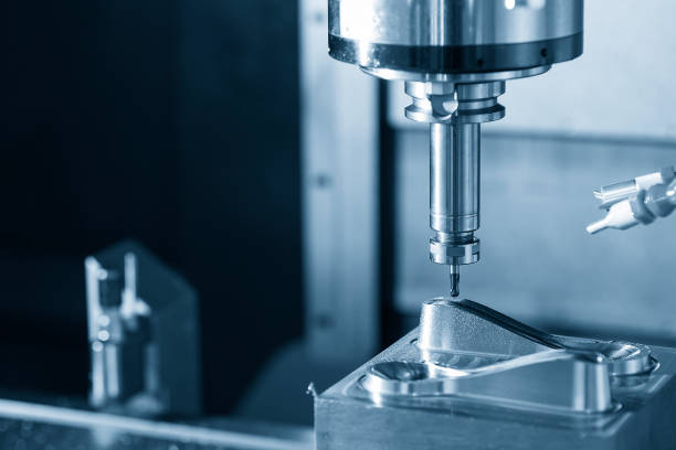 istock The press die manufacturing process by CNC milling machine with ball end mill tool. 1395362007