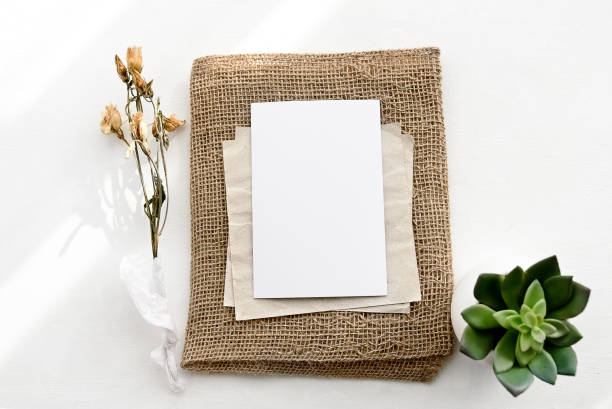 istock Wedding feminine background. Blank for an invitation card. 1395363296