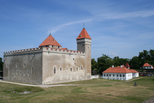 Medieval castle Kuressaare in Estonia.